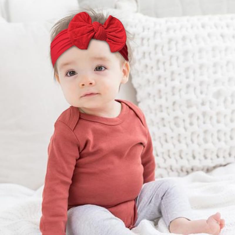 KANGAROO 25 Colors Baby Bows Headbands For Baby Girls,Newborn Infant Toddler Hairbands and Child Hair Accessories - Image 5